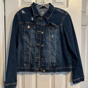 Wonder Nation XXL Girls Jean Jacket Size 18 gently used condition 99% cotton